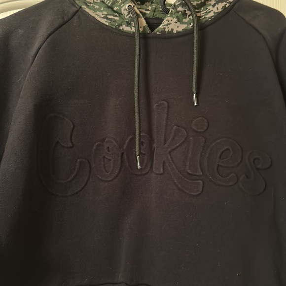 Cookies SF Embossed Spell Hoodie Black Camo Sweatshirt Pullover Size XL - Picture 5 of 6